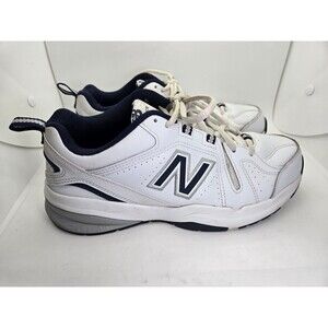 New Balance 608V5 Work Shoes Mens 8.5 4E Extra Wide White Slip Resistant Sneaker